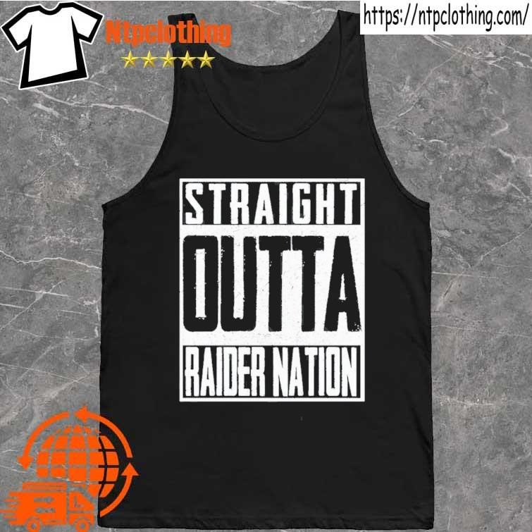 Official straight Outta Raider Nation Las Vegas Raiders T-Shirt