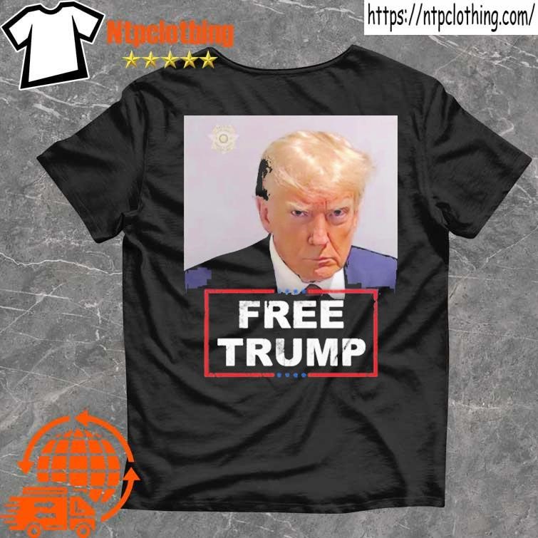 Official Trump Mugshot Free Trump T Shirt, hoodie, sweater, long sleeve ...