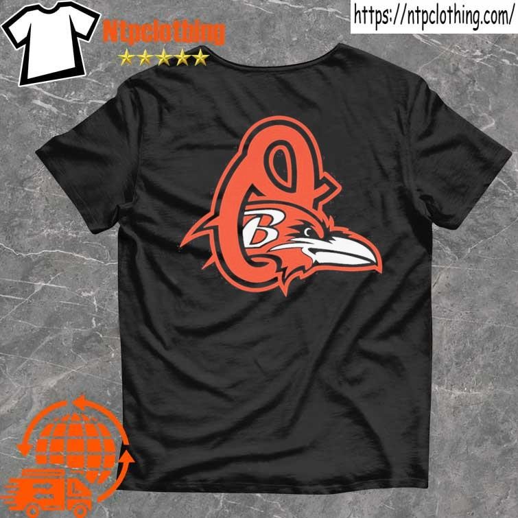 Baltimore Ravens Baltimore Orioles mash up logo shirt, hoodie