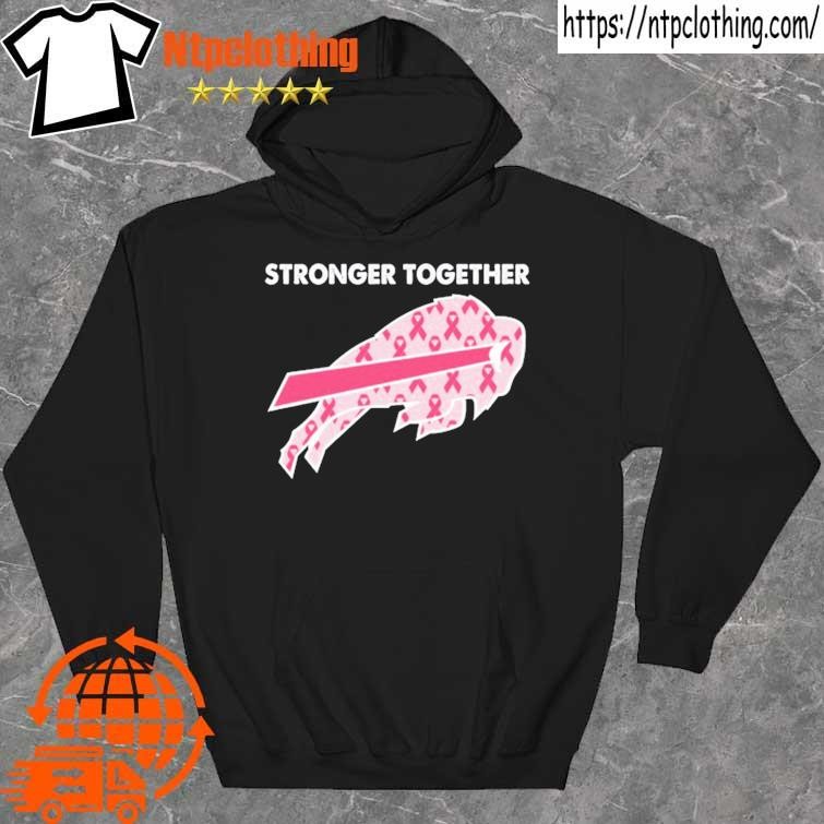 Buffalo Bills Breast Cancer Stronger Together, hoodie, longsleeve