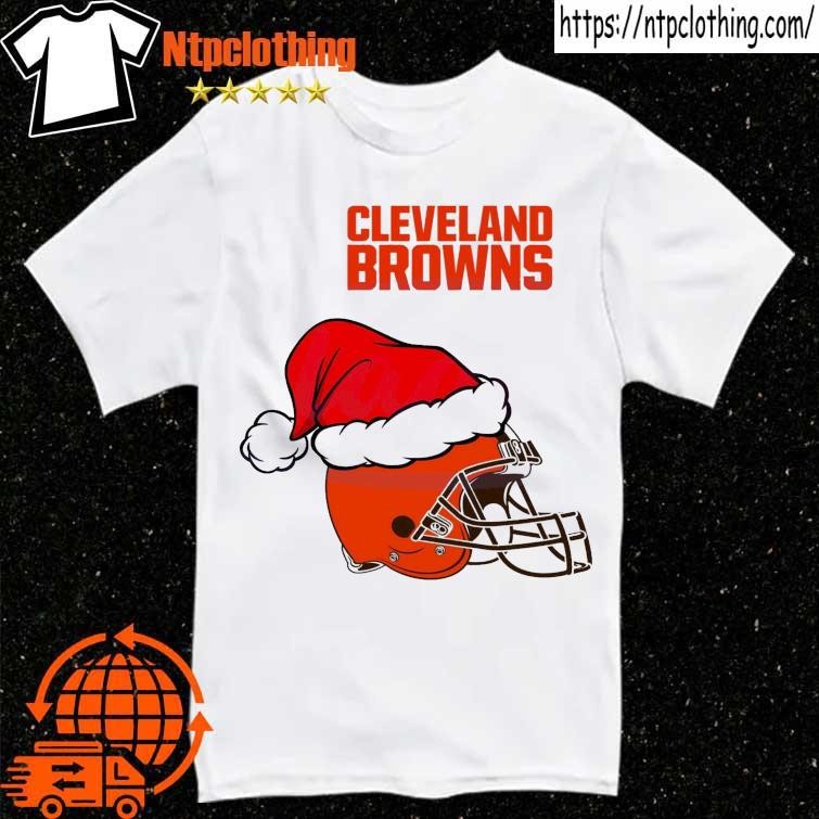 Official cleveland Browns Christmas Logo 2023 Shirt - Teeclover