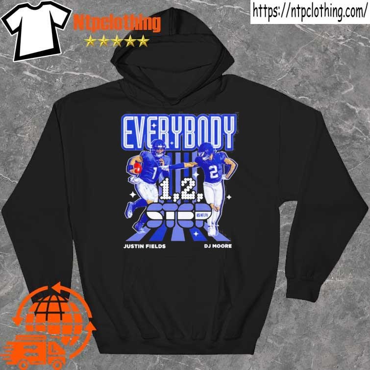 Official Best D.J. Moore And Justin Fields Everybody Chicago Bears 1 2 Step  shirt, hoodie, longsleeve, sweater