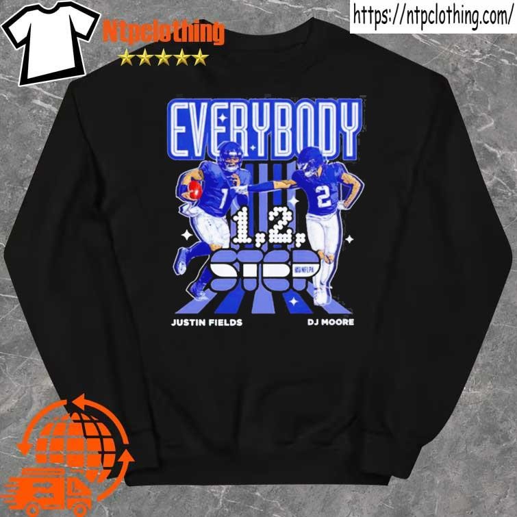 Everybody step Justin Fields 1 and D.J. Moore 2 Chicago Bears football  players shirt, hoodie, sweater, long sleeve and tank top