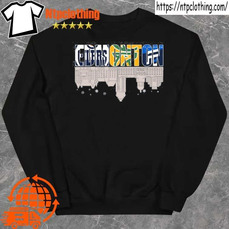 Official edmonton Skyline Sports Teams Oilers, Edmonton Fc And Elks Shirt sweater.jpg
