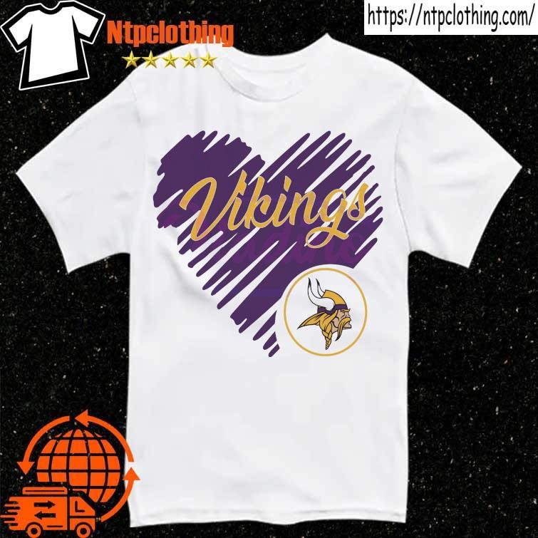 Heart Minnesota Vikings NFL Team shirt, hoodie, sweater, long sleeve and  tank top