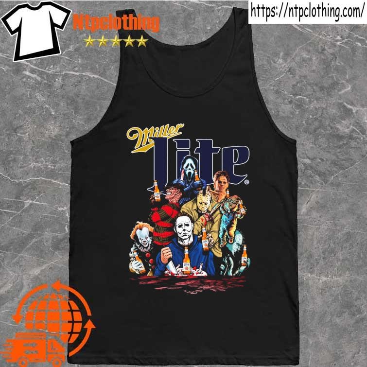 Horror Movie Characters drink Miller Lite Halloween 2022 shirt, hoodie,  sweater, long sleeve and tank top