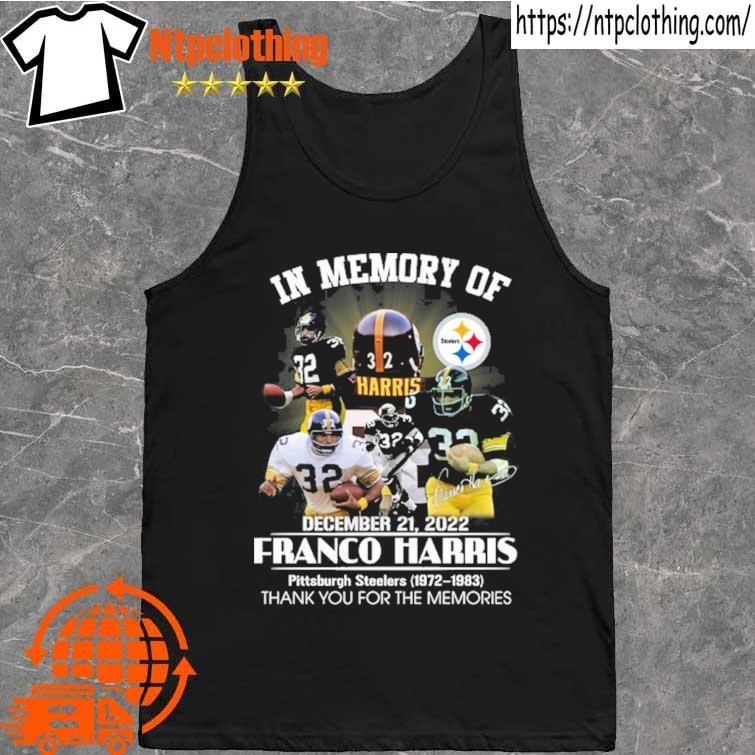 Franco Harris Pittsburgh Steelers 1972 1983 thank you for the