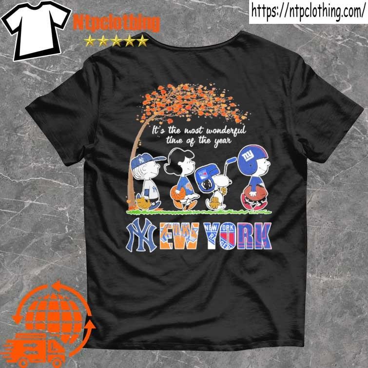 New York Yankees Giants Knicks Rangers Logo Shirt