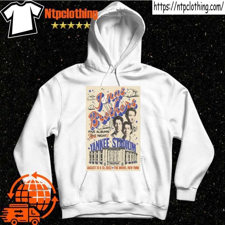 Jonas Brothers Yankee Stadium Bronx, NY Aug 12 & 13 2023 Poster t shirt,  hoodie, longsleeve, sweatshirt, v-neck tee