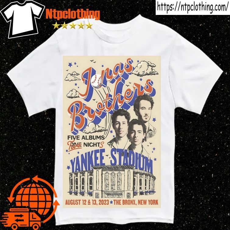 Jonas Brothers Yankee Stadium Merch New York Stadium Shirt, hoodie, sweater  and long sleeve