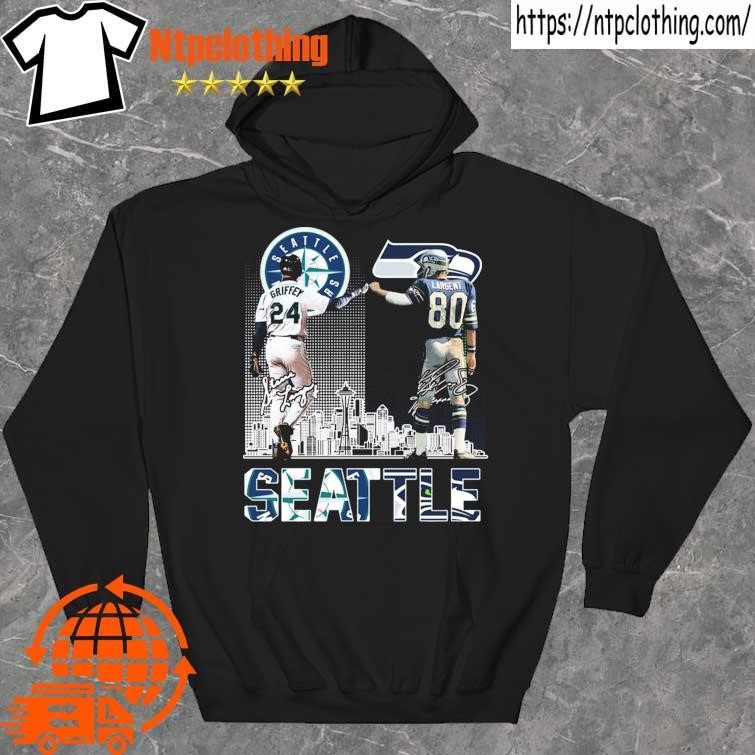 Official seattle Ken Griffey Jr. and Steve Largent signatures shirt,  hoodie, sweater, long sleeve and tank top