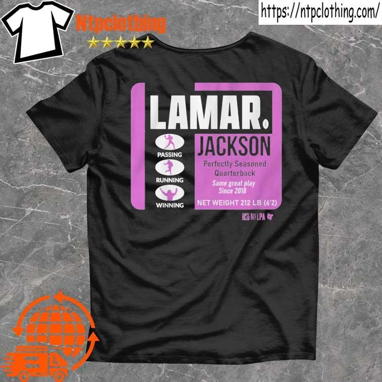 Lamar Jackson Perfectly Seasoned Shirt, hoodie, sweater and long sleeve