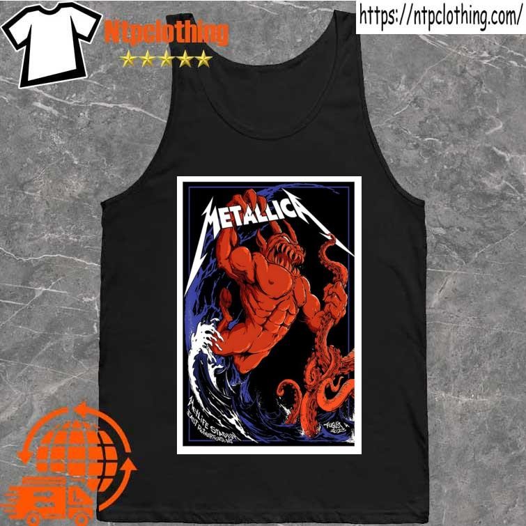 Metallica Tour East Rutherford, NJ 2023 Poster Shirt, hoodie, sweater, long  sleeve and tank top