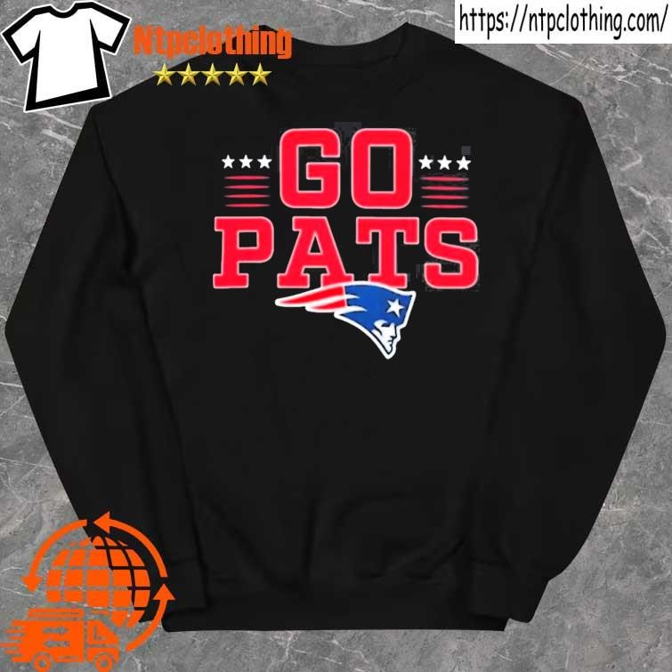 New England Patriots Go Pats Profile Big & Tall Two Sided Shirt