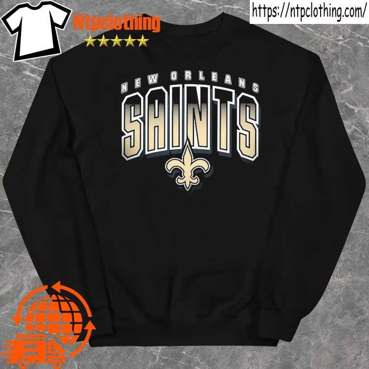 Youth Black New Orleans Saints Logo Pullover Hoodie