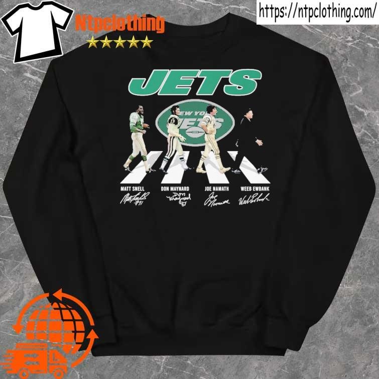 NY Jets legends Matt Snell Don Maynard Joe Namath Weeb Ewbank signature  shirt, hoodie, sweater and v-neck t-shirt