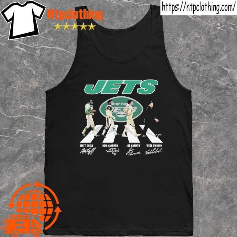 The Jets Matt Snell Don Maynard Joe Namath And Weeb Ewbank Abbey