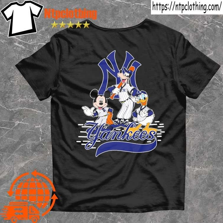 New York Yankees Mickey mouse Goofy Donald Duck t-shirt by To-Tee