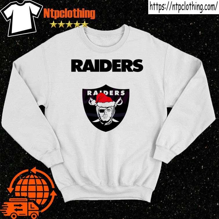 Official oakland Raiders NFL Christmas Logo 2023 t shirt, hoodie