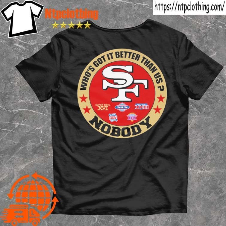 New San Francisco 49ers Merry Christmas Cotton Black All Size T-Shirt S-3XL