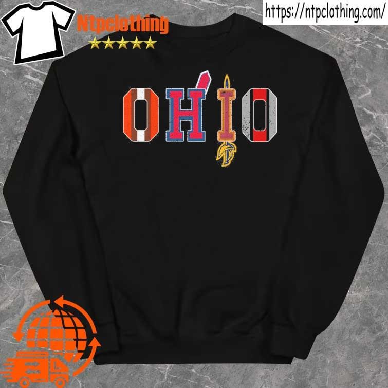 Official ohio Logo Sport Teams Buckeyes Browns Cavaliers Indians Tshirt,  hoodie, sweater, long sleeve and tank top