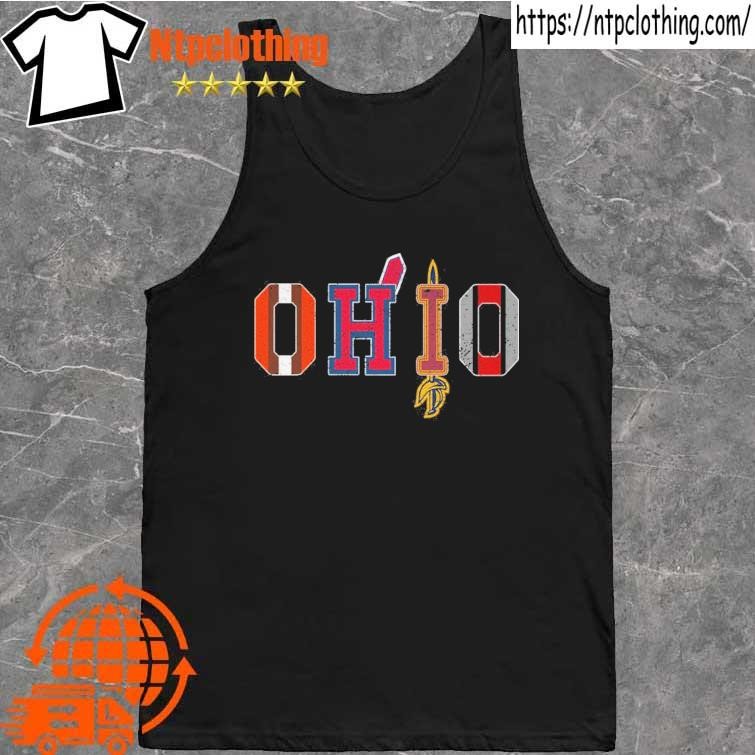 Official ohio Logo Sport Teams Buckeyes Browns Cavaliers Indians Tshirt,  hoodie, sweater, long sleeve and tank top