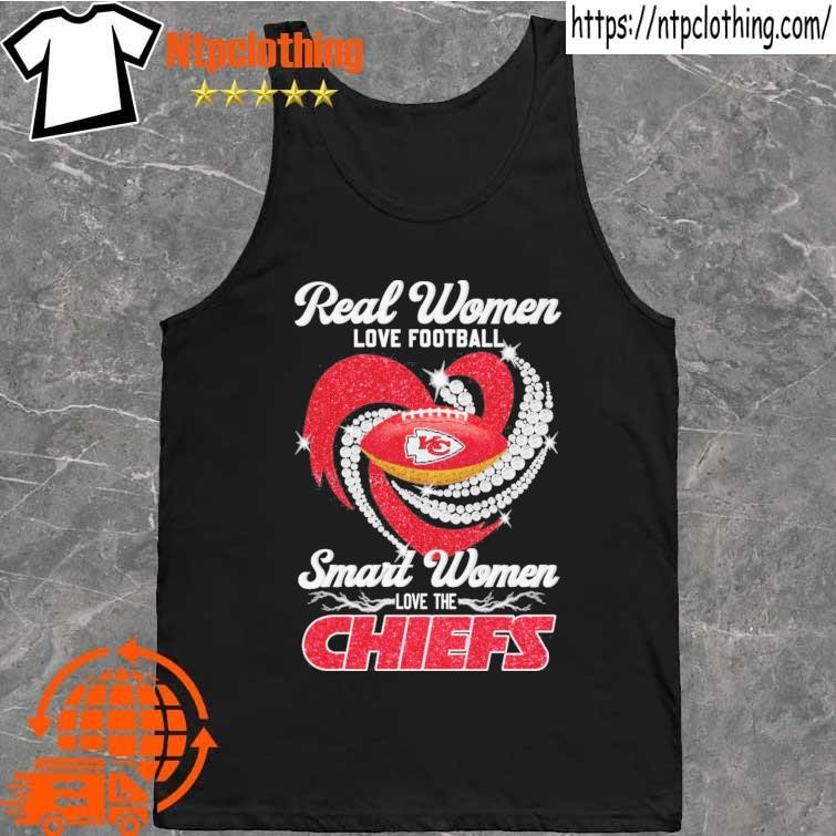 Real women smart women love the Chiefs heart logo shirt, hoodie, sweater, long  sleeve and tank top