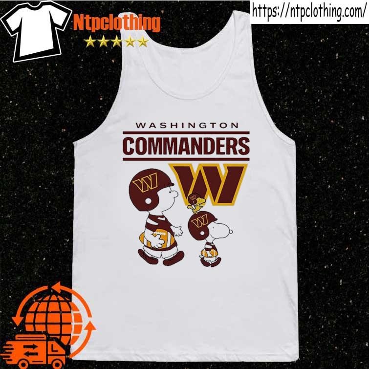 Official washington commanders Snoopy Charlie brown T-shirt, hoodie,  sweater, long sleeve and tank top