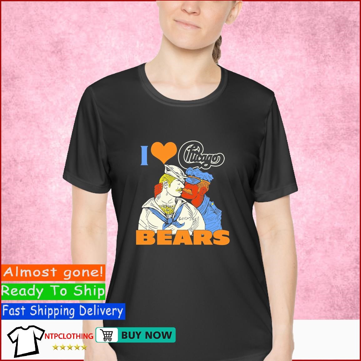 Chicago Bears Dog T-Shirt