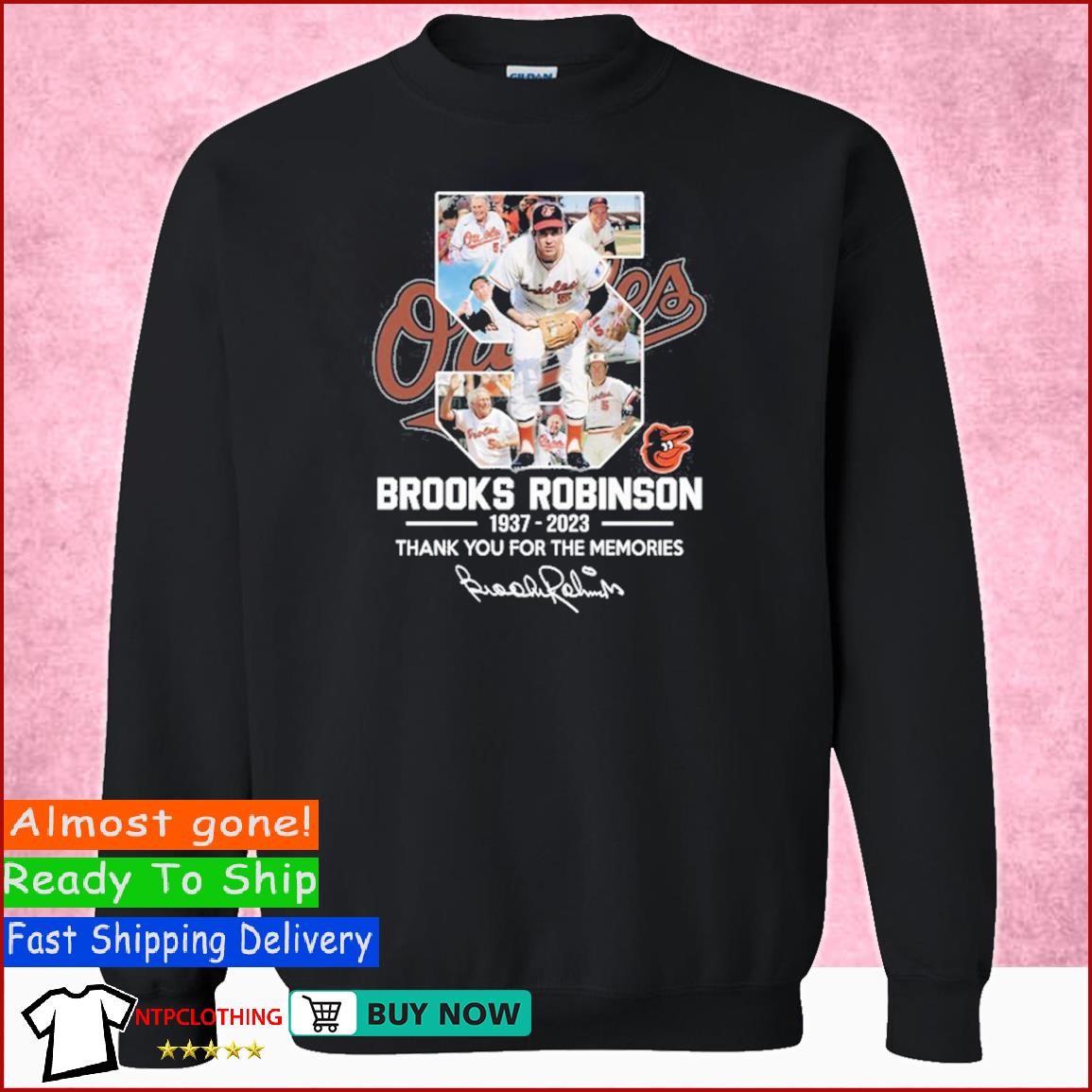 Official 1937 2023 Brooks Robinson Thank You For The Memories Signature T- shirt, hoodie, sweater, long sleeve and tank top