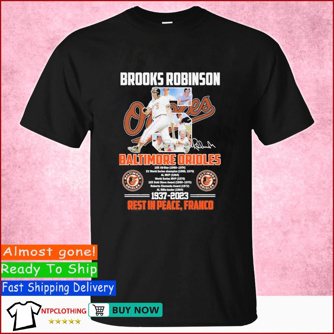 Brooks Robinson Baltimore Retro T-shirt