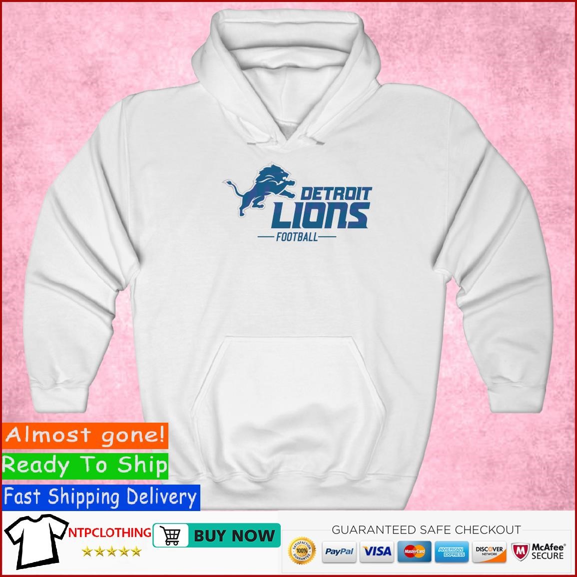 Detroit Lions Football Team Logo T Shirt, hoodie, sweater, long