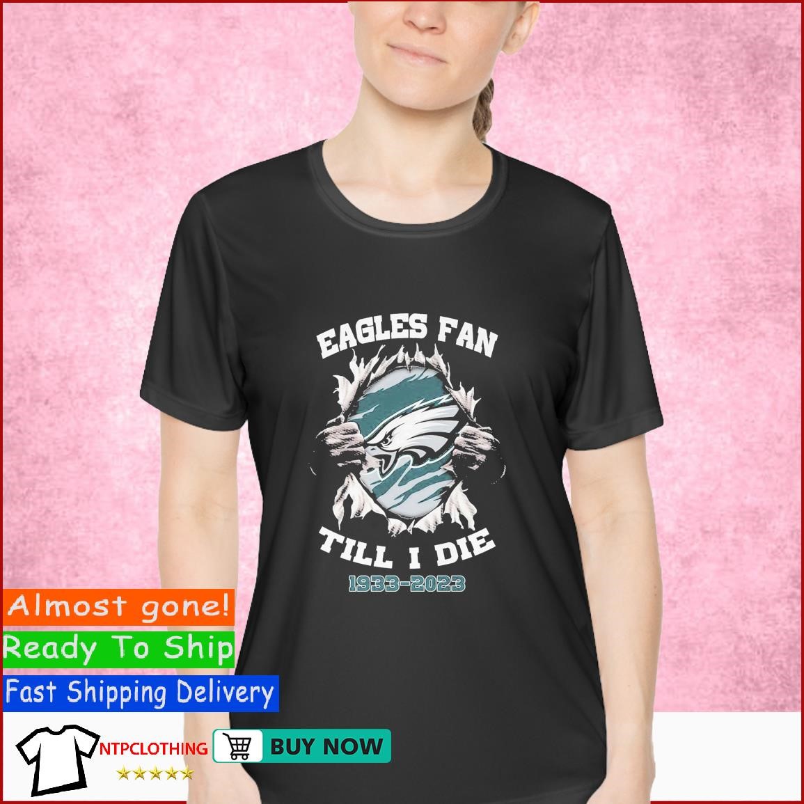 Philadelphia Eagles Fan Till I Die - T-Shirt