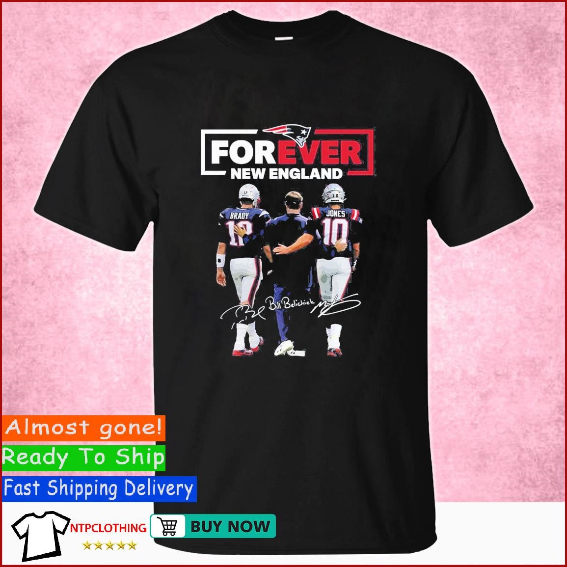 Forever New England Patriots Brady And Jones Signatures Shirt, hoodie,  sweater, long sleeve and tank top