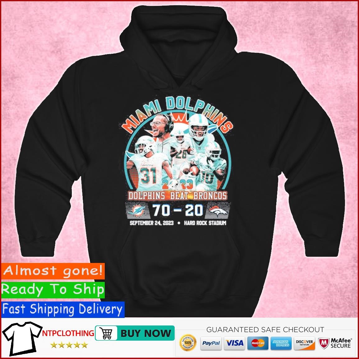 Miami Dolphins 2-time super bowl champions shirt, hoodie, sweater and  v-neck t-shirt