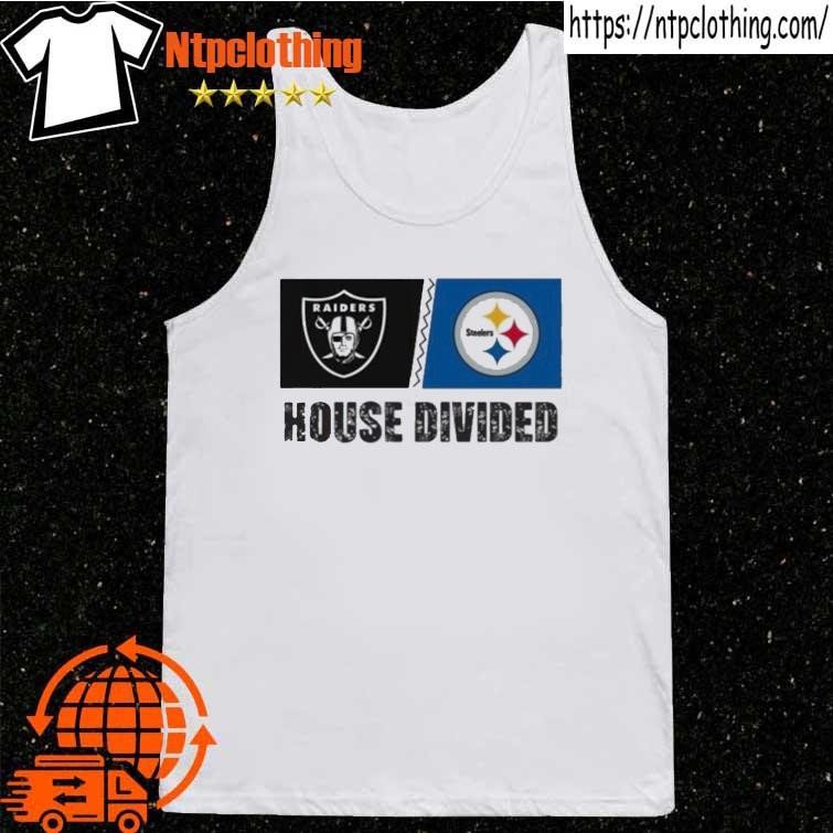 House Divided Las Vegas Raiders Vs Pittsburgh Steelers Shirt, hoodie,  longsleeve, sweatshirt, v-neck tee