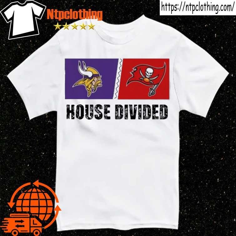 House Divided Minnesota Vikings Vs Tampa Bay Buccaneers Shirt