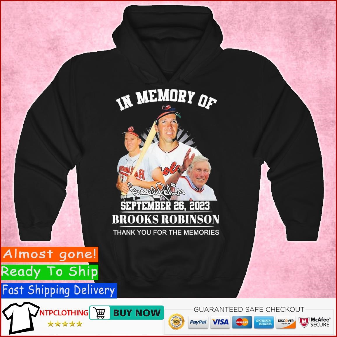 Brooks Robinson T-shirt, Brooks Robinson Baltimore Retro T-shirt - Camatee  in 2023