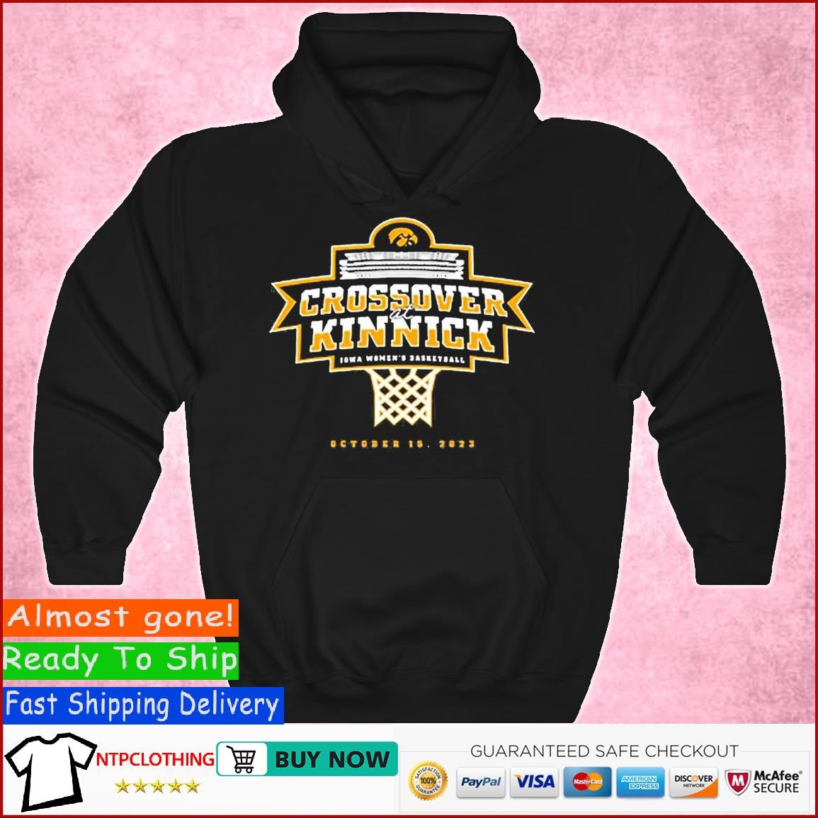 Iowa Basketball 55646 Largest Women's Basketball Crossover At Kinnick T- Shirts, hoodie, sweater, long sleeve and tank top