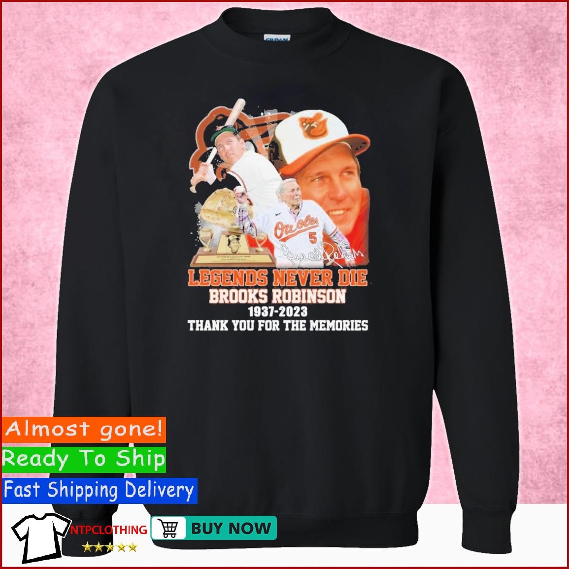 Legends Baltimore Orioles Palmer And Robinson Thank You For The Memories  Signatures T-shirt,Sweater, Hoodie, And Long Sleeved, Ladies, Tank Top