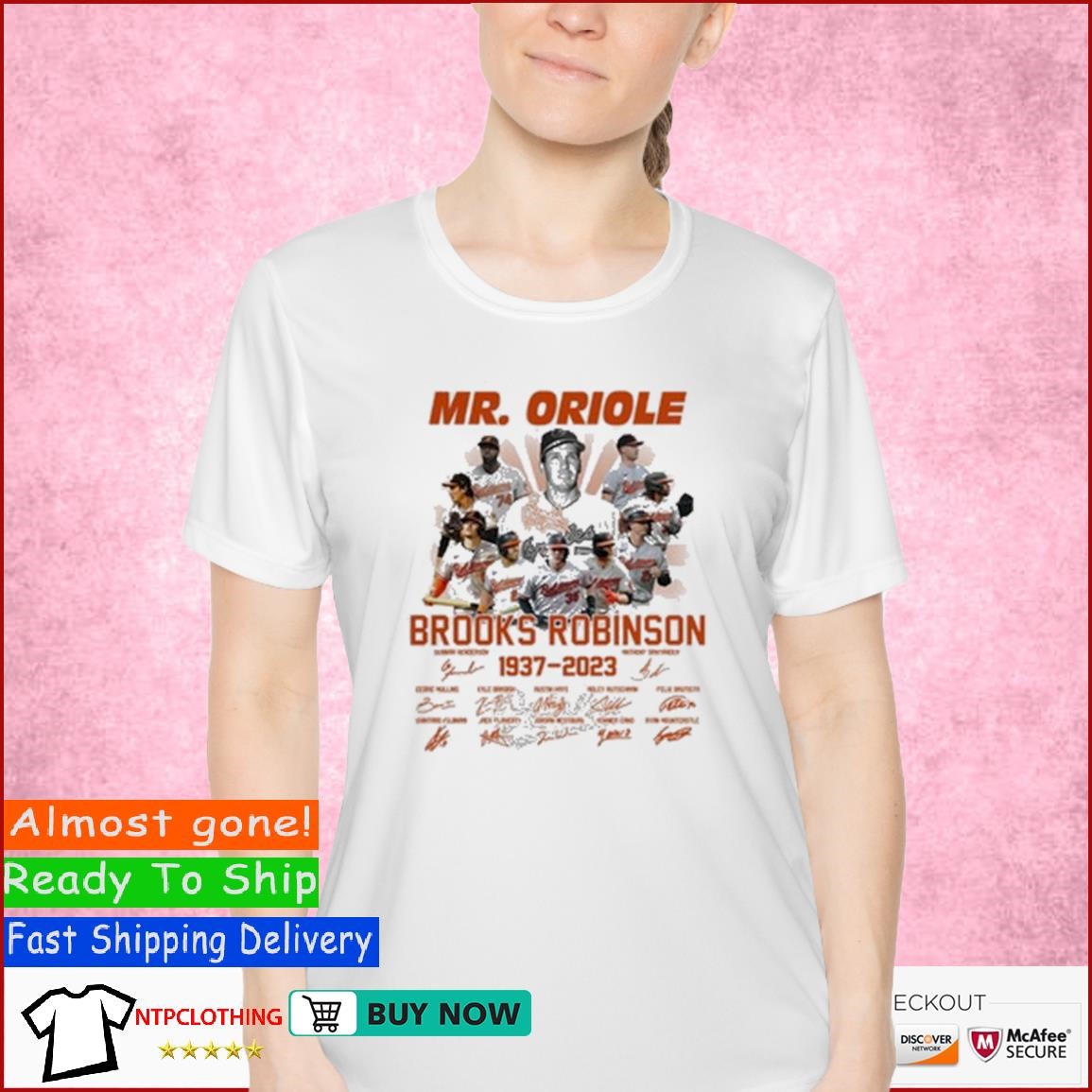 mr oriole brooks robinson 1937 2023 signatures Shirt, hoodie, sweater, long  sleeve and tank top