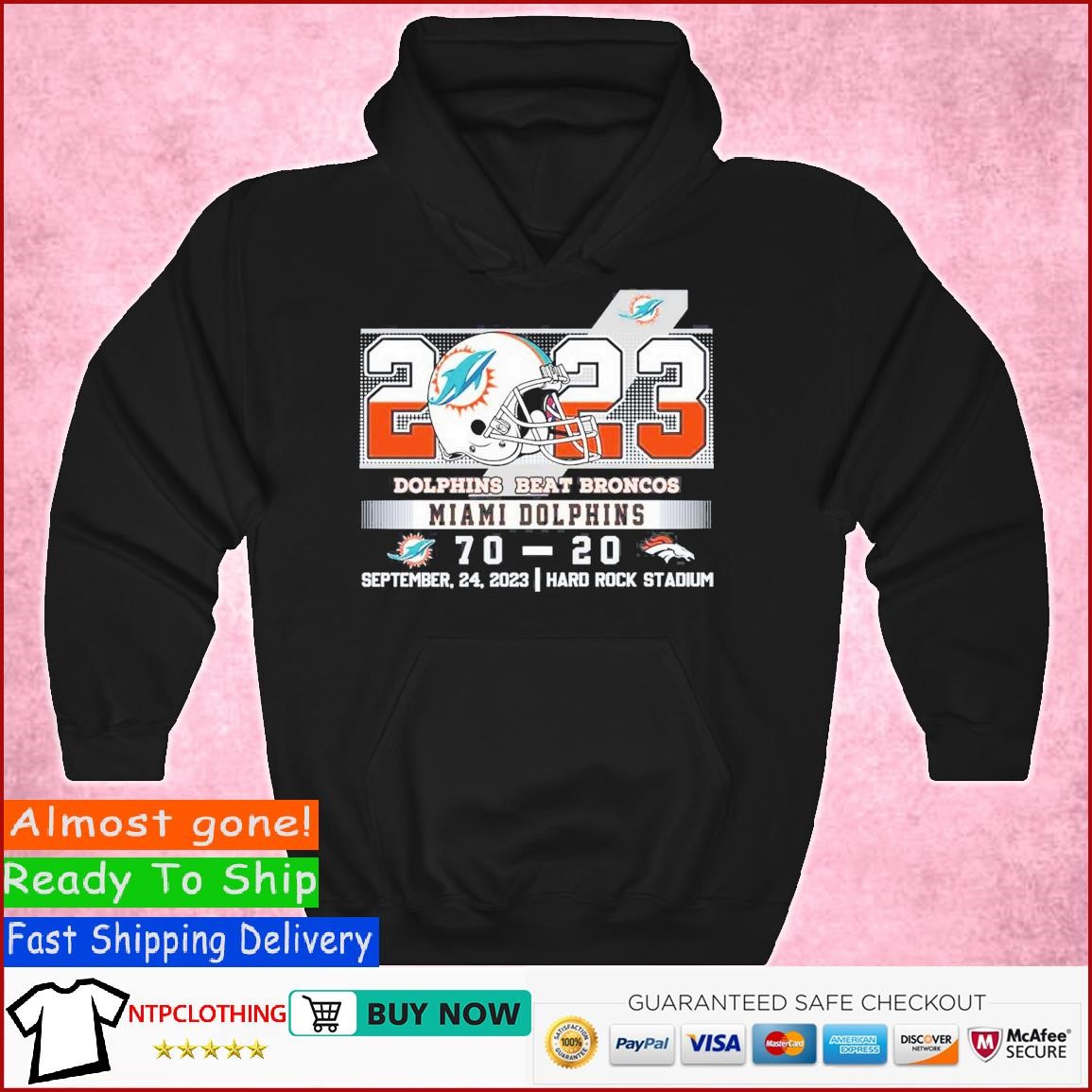 Dolphins Beat Broncos Miami Dolphins 70-20 2023 shirt, hoodie, sweater,  long sleeve and tank top