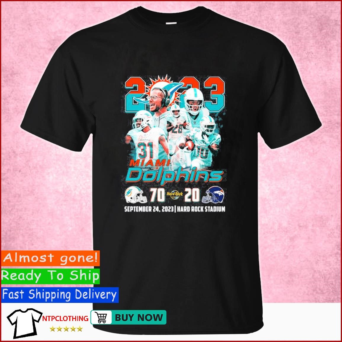 2023 Miami Dolphins September 24 2023 Hard Rock Stadium Shirt, hoodie,  longsleeve, sweatshirt, v-neck tee