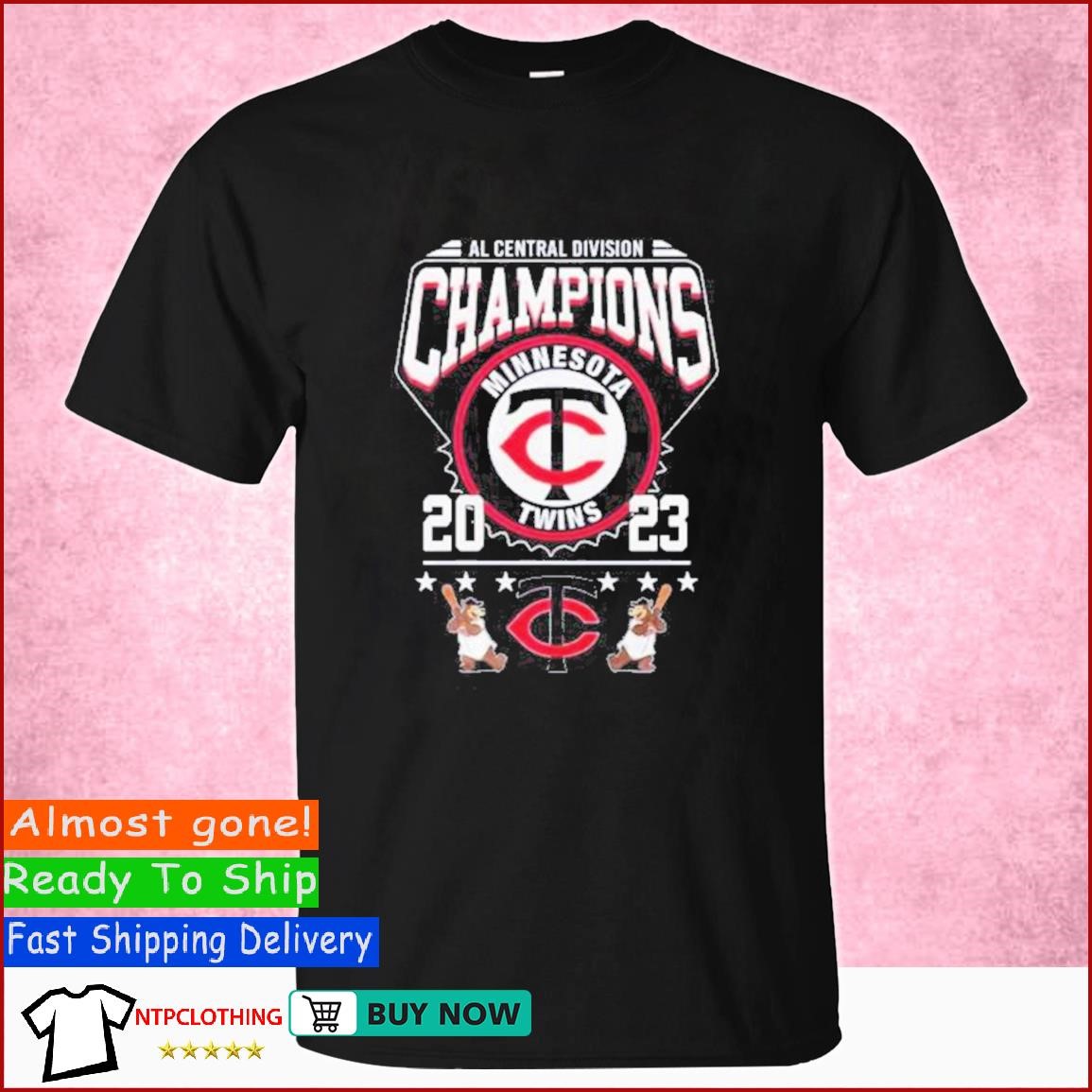 Official aL Central Division Champions 2023 Minnesota Twins Mascot Shirt,  hoodie, sweater, long sleeve and tank top