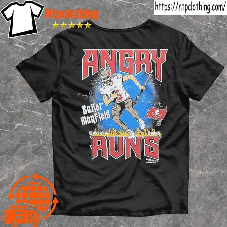 Official Angry Runs Buccaneers Baker Mayfield Shirt, hoodie, sweater, long  sleeve and tank top