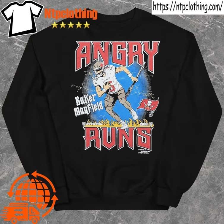 Official Angry Runs Buccaneers Baker Mayfield Shirt, hoodie, sweater, long  sleeve and tank top