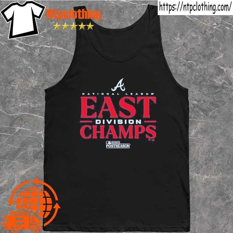 Official atlanta Braves National League East Division Champions 2023  Postseason T-Shirt, hoodie, sweater, long sleeve and tank top