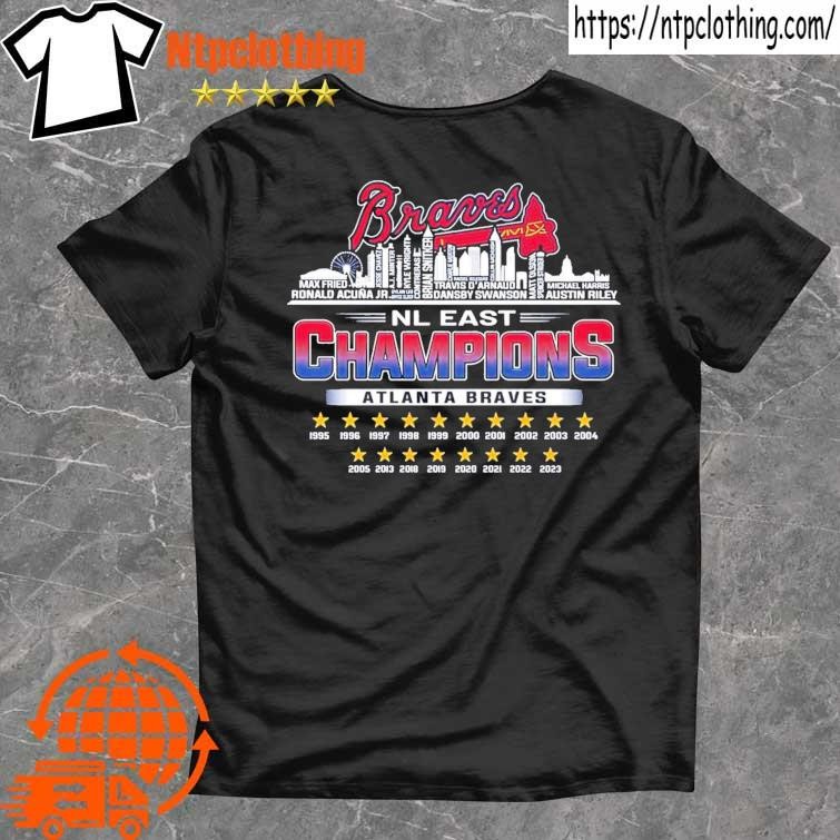 Official Atlanta Braves NL East Champions Skyline 2023 Shirt