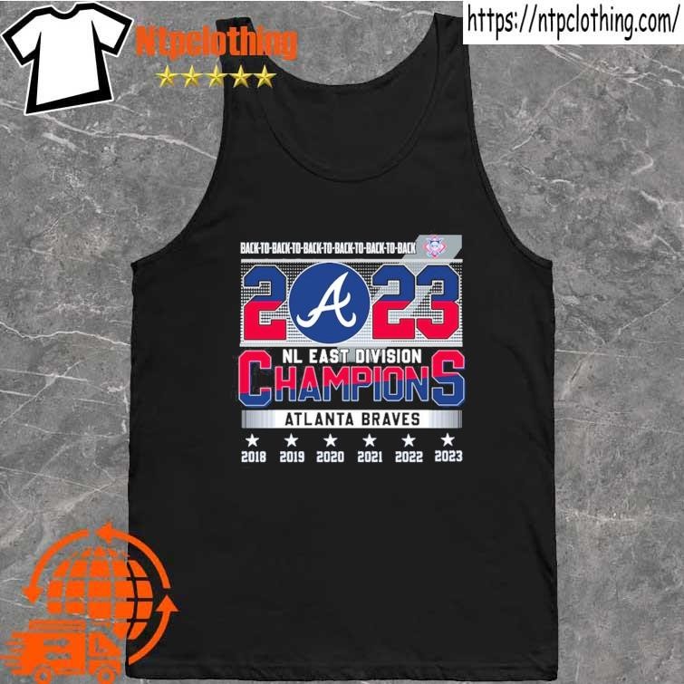 Atlanta Braves back to back NL East division champions 2023 shirt