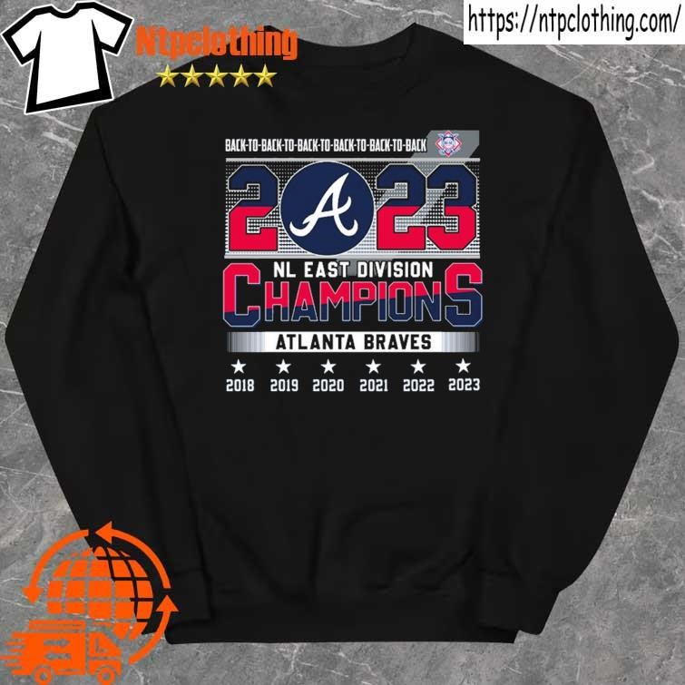 Atlanta Braves 2022 NL East Division Champions Back 2 Back Signatures shirt,  hoodie, sweater, long sleeve and tank top